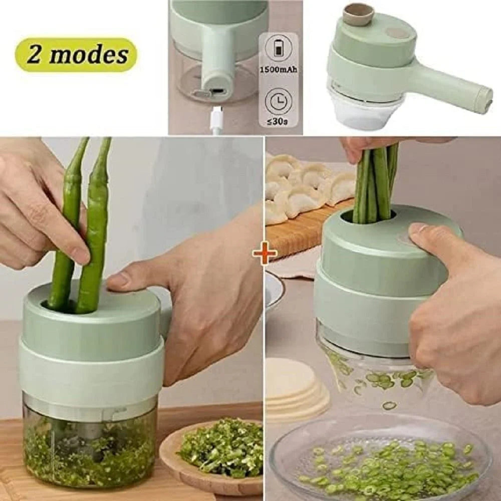 12-in-1 Vegetable Chopper & Dicer - Multi-Blade Kitchen Slicer with Container
